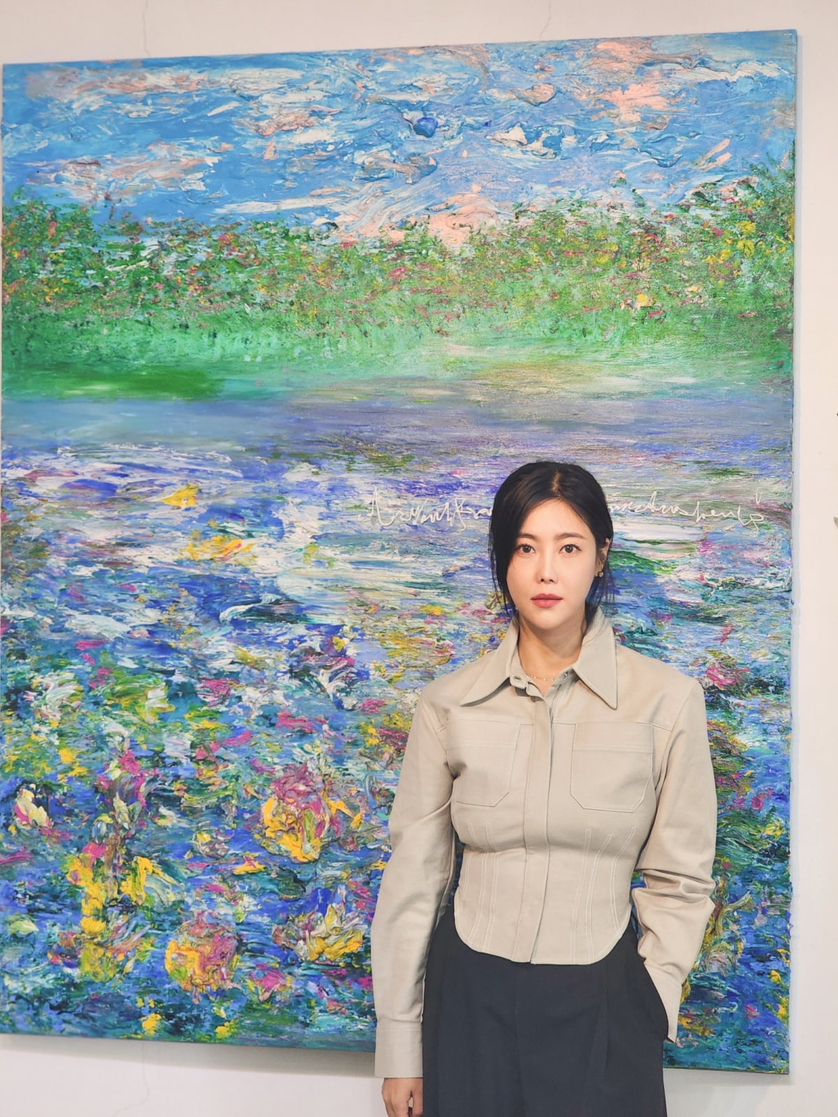 권지안(ソルビ)、大邱で初の個展「言語のリズム」開催