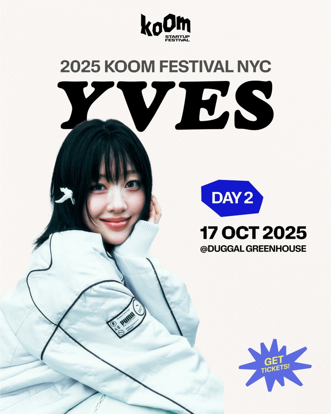 イヴ、ニューヨークで開催されるKOOM Festival 2025に出演決定!