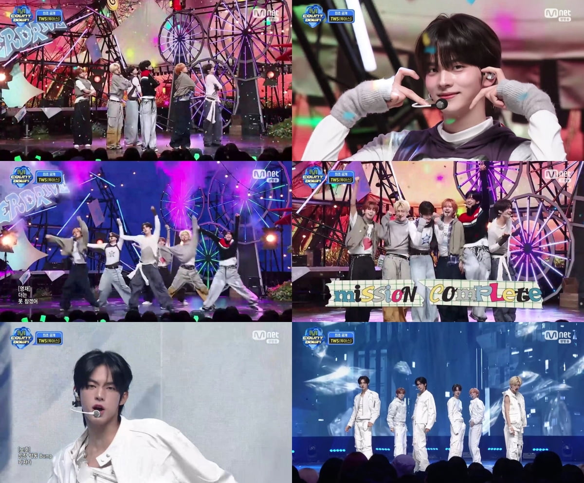 TWS Dominates 'M Countdown' with Energetic and Charismatic Performances
