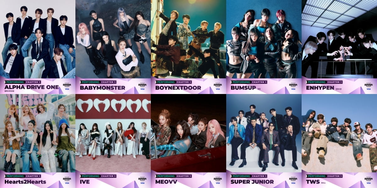 2025 MAMA Awards Unveils First Lineup of Performing Artists