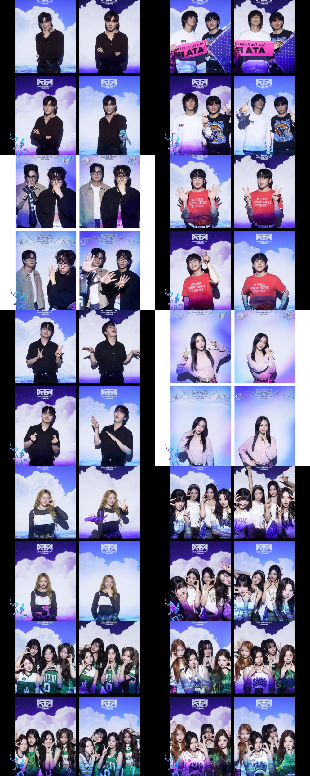 K-Pop Fans Buzzing Over 'ATA Festival 2025' Four-Cut Photos