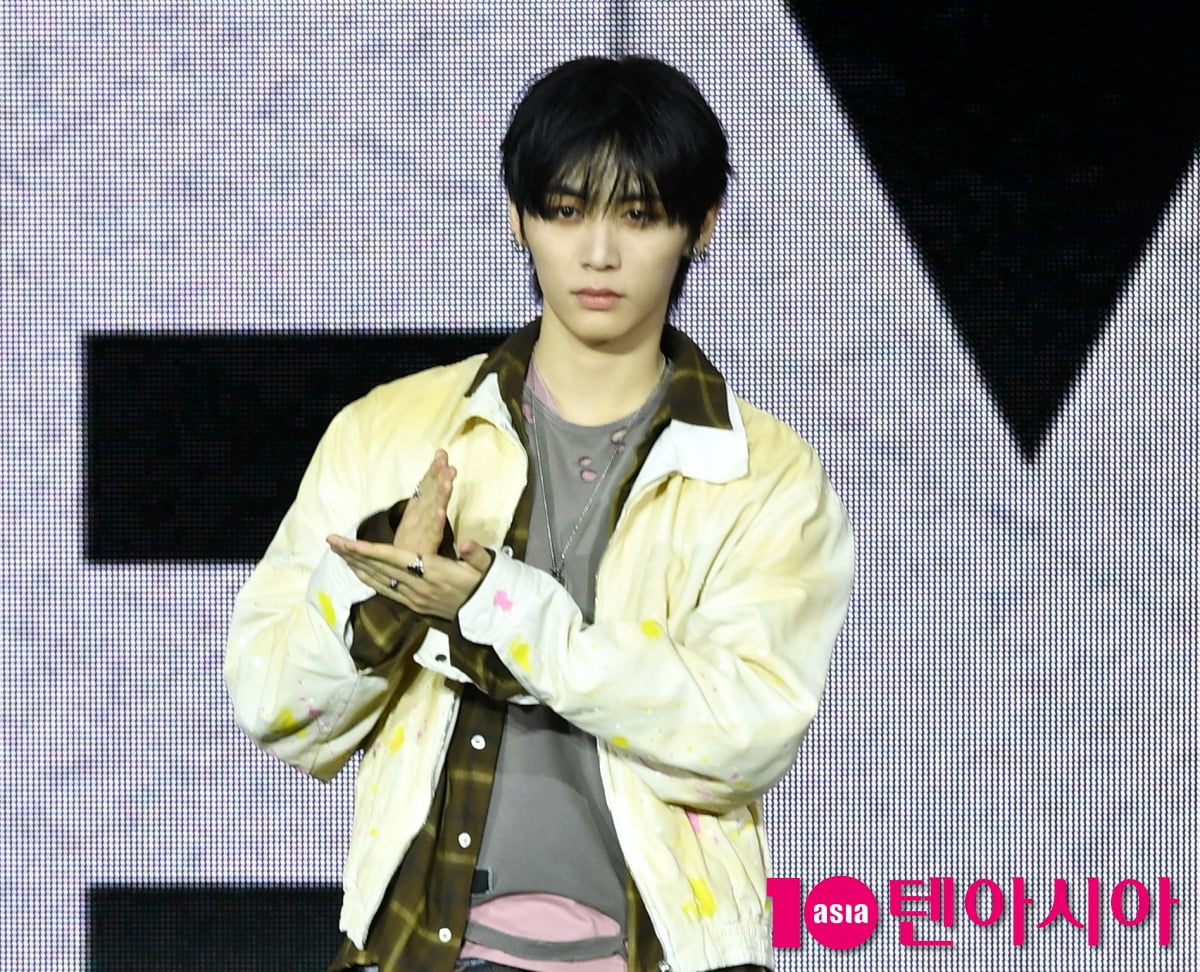BOYNEXTDOOR's Taesan Shines at 'The Action' Mini Album Showcase in Seoul