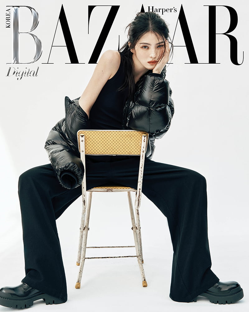 Han So-hee Dazzles in Red for Harper's Bazaar Photoshoot