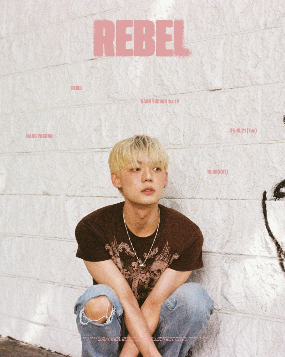 Kang Yuchan Embarks on Solo Journey with Debut EP 'REBEL'