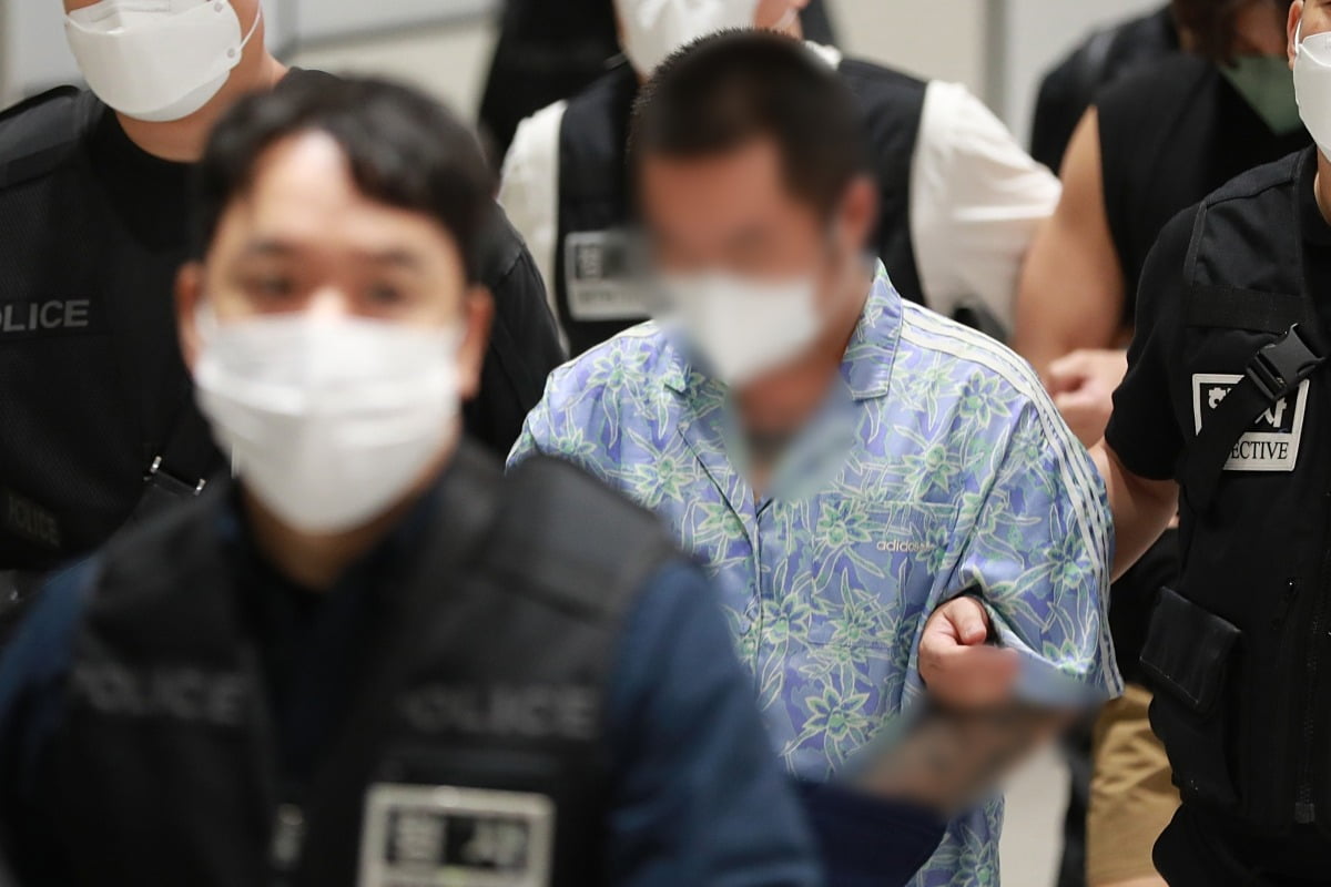 캄보디아에서 송환된 한국인 구금자들 (사진=연합뉴스)