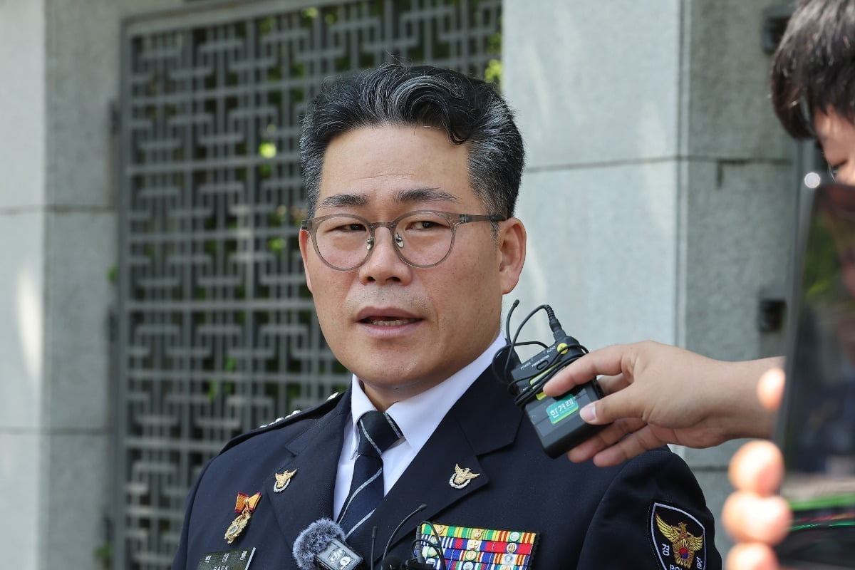인천세관 마약 사건의 수사 외압 의혹을 제기한 백해룡 경정 /사진=뉴스1
