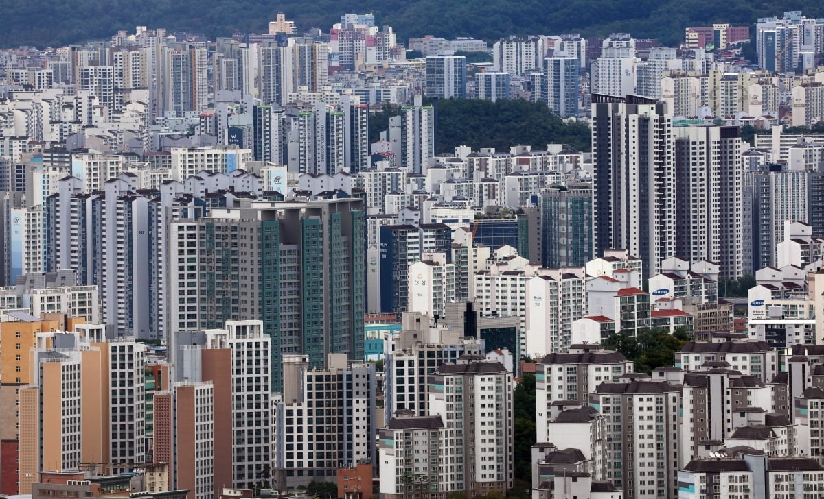 서울 아파트 전경