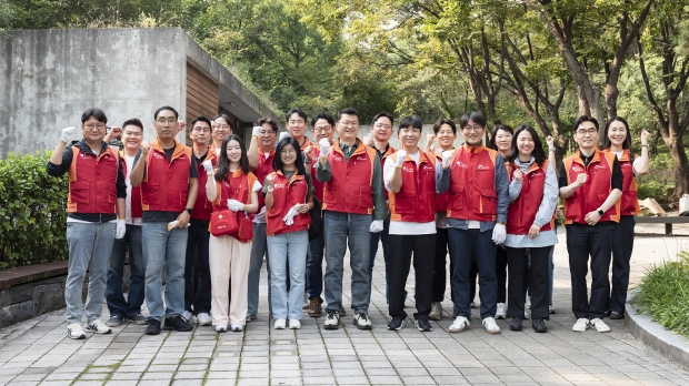 이호정 SK네트웍스 대표이사, 구성원들과 봉사활동