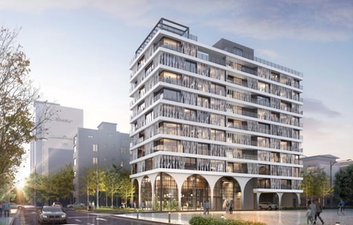 '홈플릭스 친친디하우스 잠실' 투시도