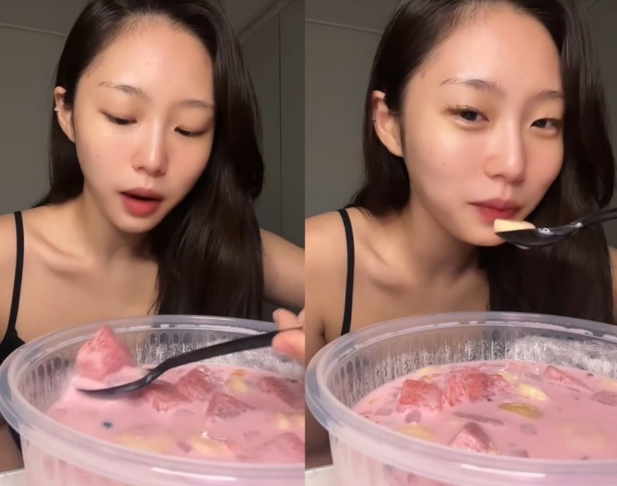 '새벽 3시에 화채 먹방' 어땠길래…틱톡 대상까지 '잭팟'