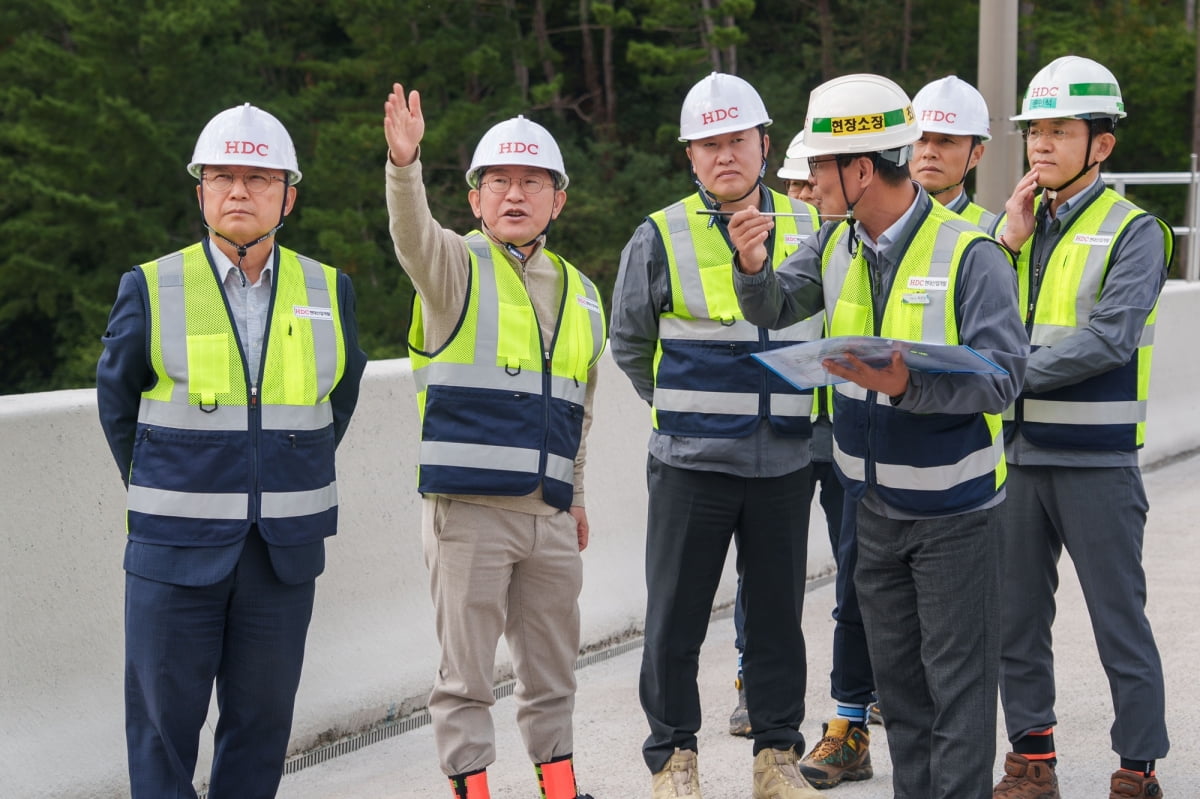 HDC현산, 연말 안전관리 총력…경영진 현장 점검 실시