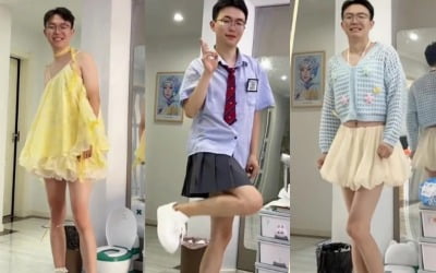 짧은치마 입고 각선미 자랑하던 인플루언서, 아빠였다