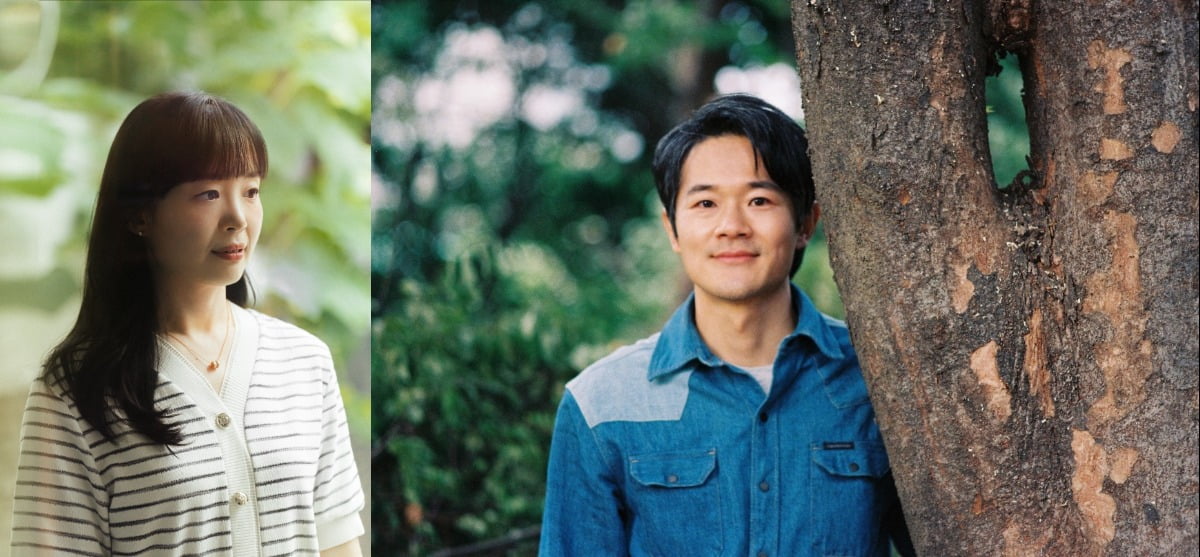 (왼쪽) 소설 <아주 희미한 빛으로도> 최은영 작가. (오른쪽) 시집 <측광>의 채길우 시인