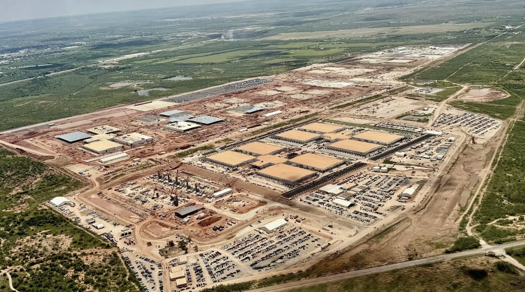 크루소가 미국 텍사스주에 건설하고 있는 '스타게이트' AI 팩토리. 사진제공=크루소