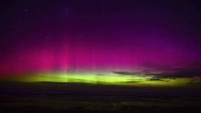 세계 곳곳에 펼쳐진 '오로라'...최대 태양 폭발로 '신비한 우주쇼' 관측 [HK영상]