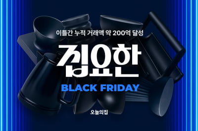 "'블프' 할인 통했다"…오늘의집, 이틀간 누적 거래액 200억 달성