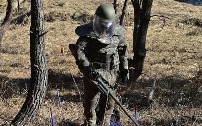 수색로 개척 중 지뢰 폭발…육군 1사단 하사, 부상