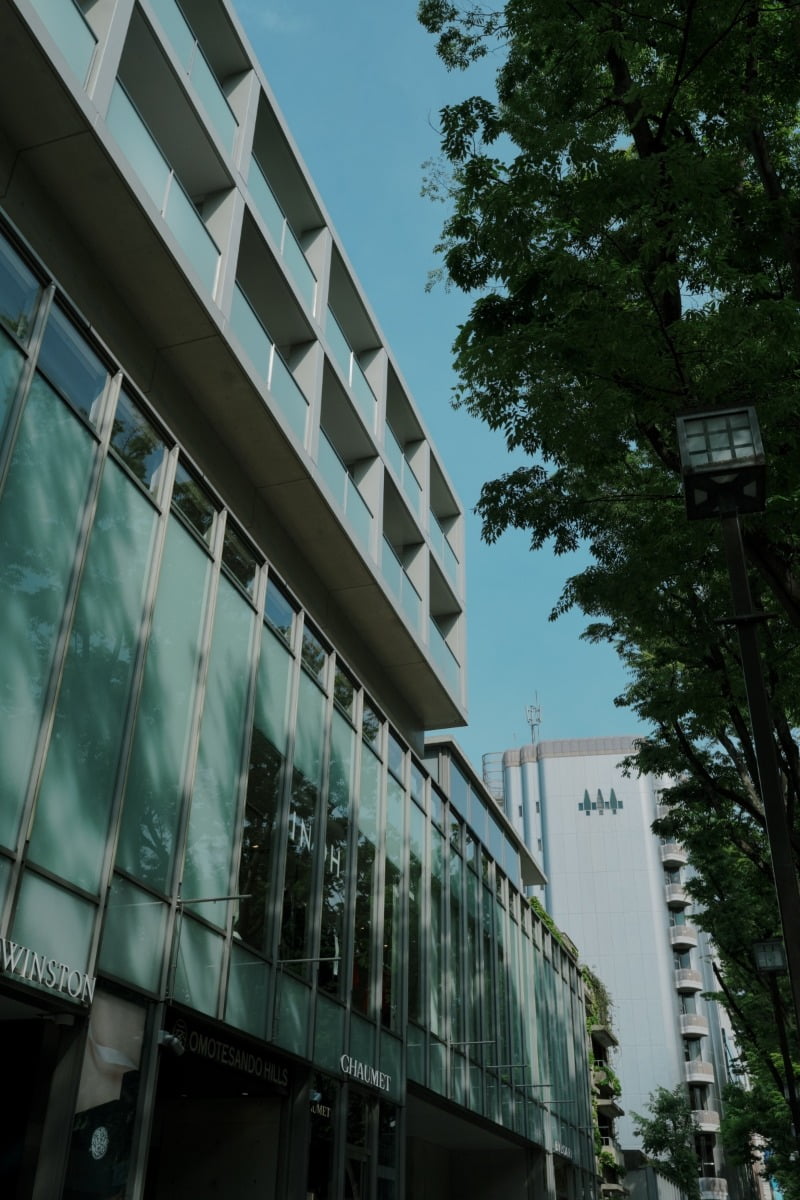 안도 다다오가 설계한 오모테산도 힐즈 / 사진. © 박정민