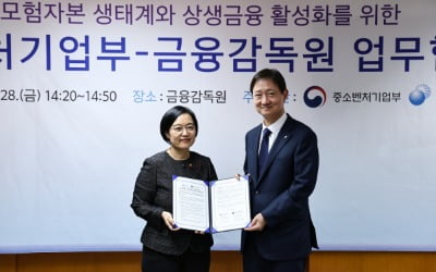 중기부·금감원, 모험자본·상생금융 '맞손'…"규제 손질·정보 비대칭 해소"