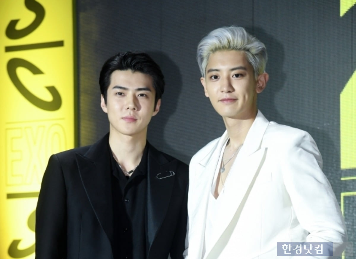 그룹 엑소 세훈, 찬열/사진=한경DB