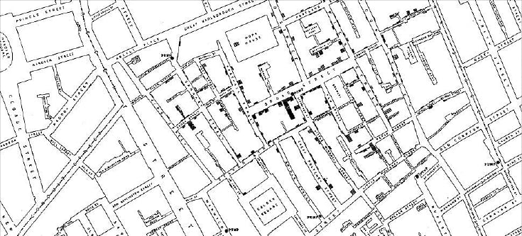 [재미있는 수학] 통계로 콜레라의 원인 밝혀낸 존 스노
