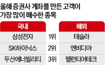 韓 삼성전자·SK하이닉스, 해외 테슬라·엔비디아 많이 샀다