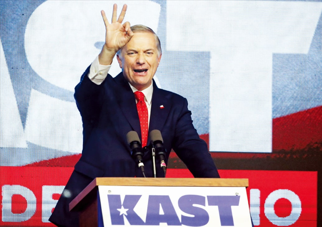 칠레 '강성우파' 후보 내달 대선 승리 유력