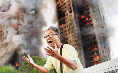 [포토] 17년 만에 홍콩 아파트 덮친 ‘최악의 화재’