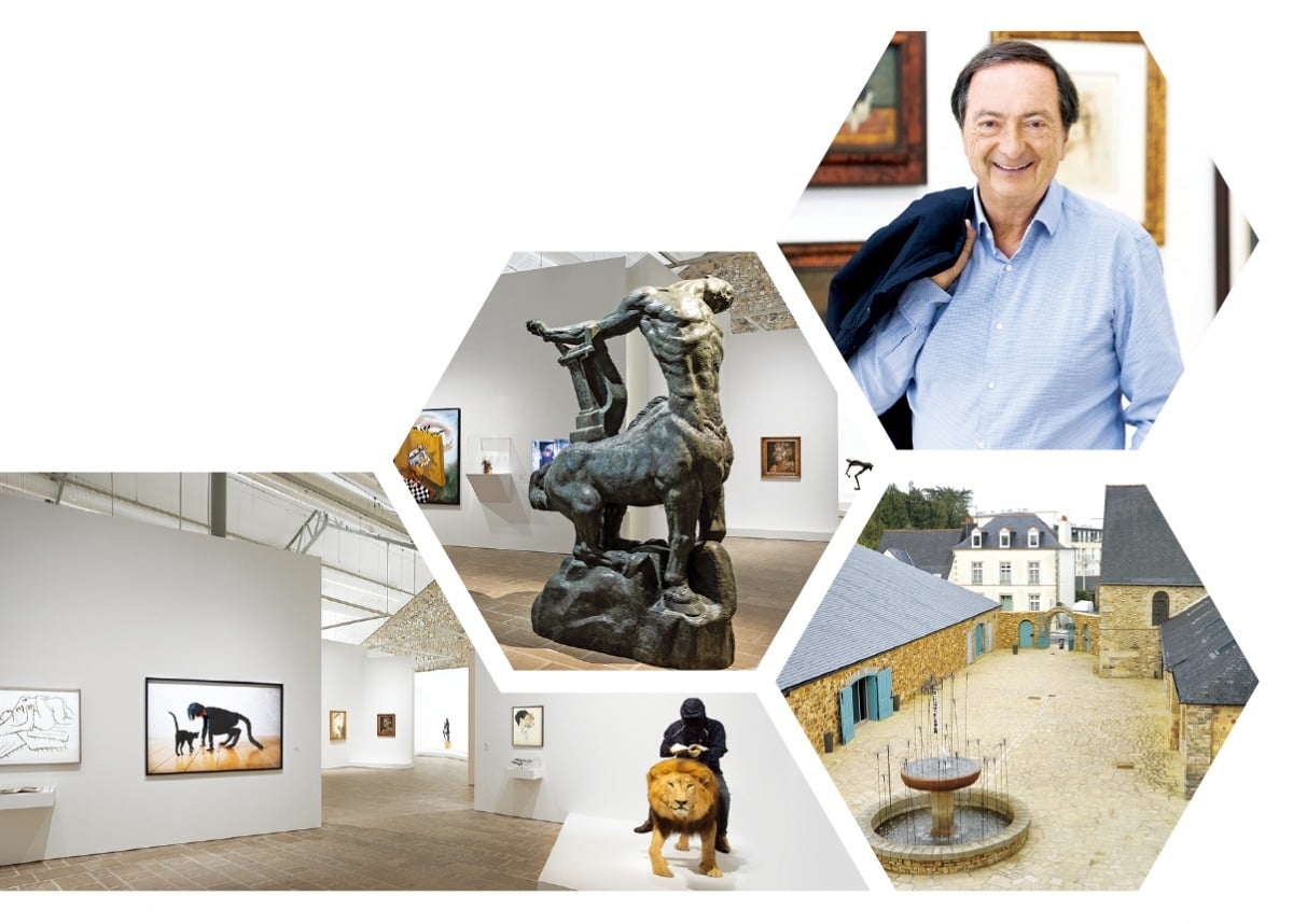 오른쪽 위 ① 미셸에두아르 르클레르 회장. /ⓒFHEL, 오른쪽 아래 ② 17세기 초 지어진 카푸신 수도원을 개조한 복합문화공간. /ⓒFHEL, ③·④ ‘동물?!’ 전시 전경. /ⓒNathalie Savale, ⓒFHEL
