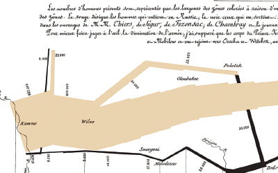 [재미있는 수학] 데이터로 역사 알려주는 '나폴레옹 진군 맵'