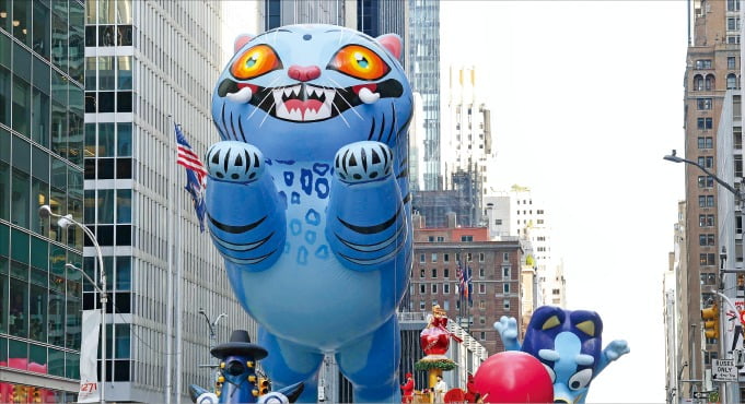 [포토] 뉴욕 하늘에 뜬 '케데헌' 더피