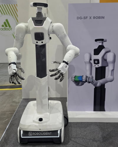 로볼리전트·테솔로, '로보월드 2025'서 정밀 조작 가능한 휴머노이드 로봇 공개