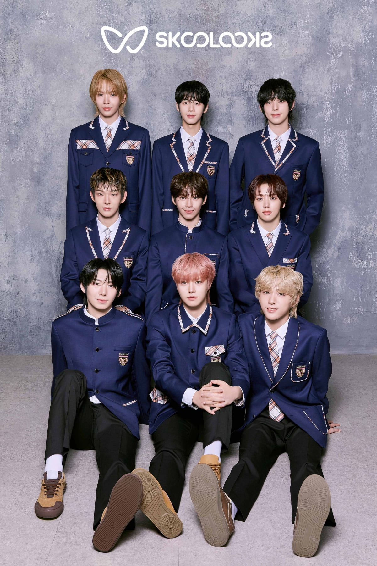 Rising K-Pop Group AHOF Becomes the New Face of School Uniform Brand