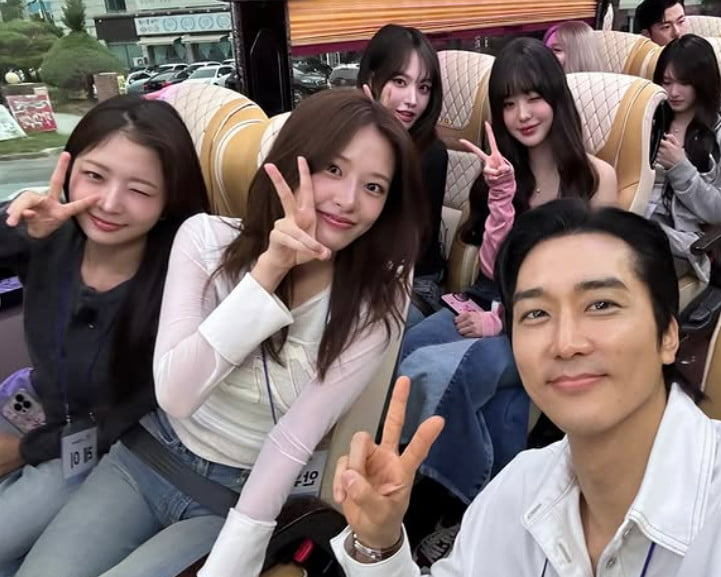 Song Seung-heon Expresses Affection for K-Pop Group IVE on Instagram