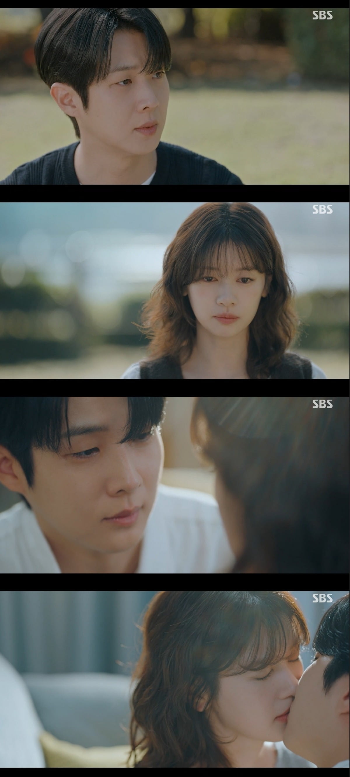 チョン・ソミンとチェ・ウシク、別れの危機を乗り越えた愛のキス