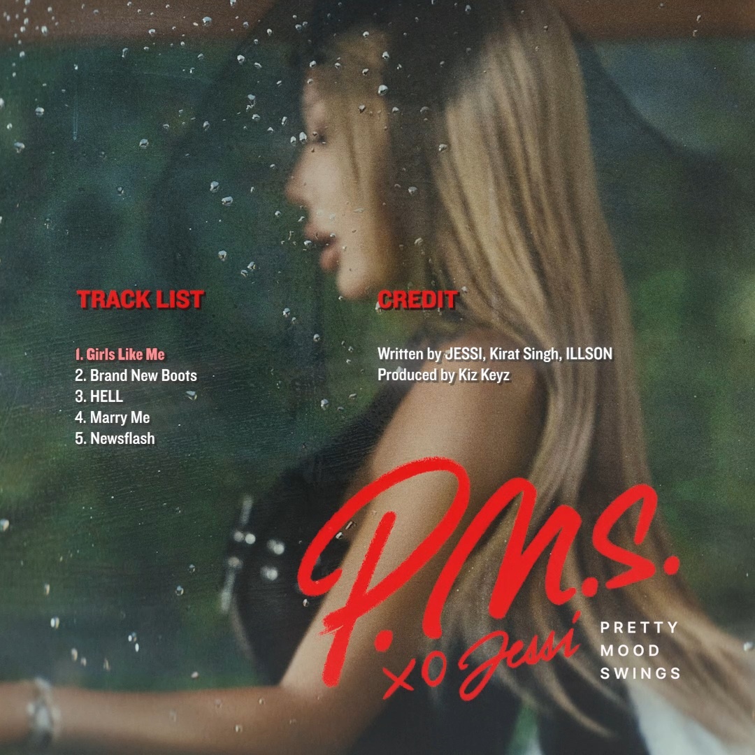 Jessi Returns with New EP 'P.M.S' Showcasing Her Musical Diversity and Emotional Spectrum