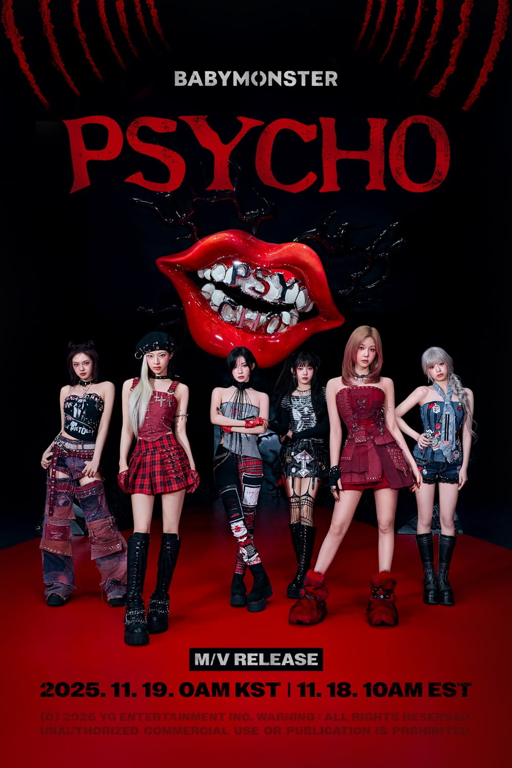 ベイビーモンスター、新曲『PSYCHO』のビジュアル初公開！