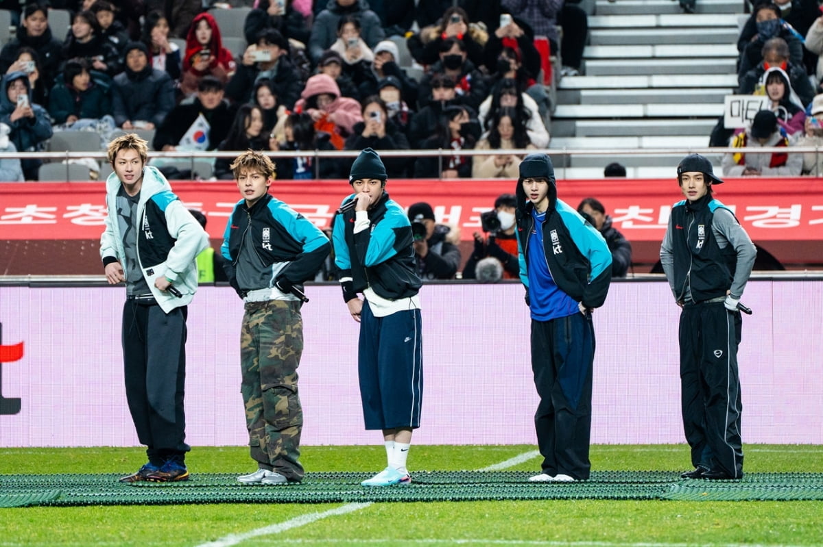 CORTIS Shines at South Korea's National Soccer Team Halftime Show