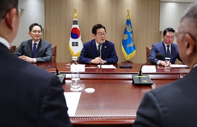 [속보] 李대통령 "한미협상 공동대응, 기업인 헌신 덕분…방어 잘 해냈다"