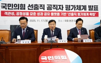 국민의힘, 내년 지선 공천에 지자체장 'PT평가' 도입