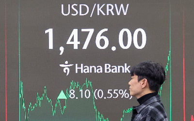 '외국인 엑소더스'…환율, 7개월 만에 1470원 돌파