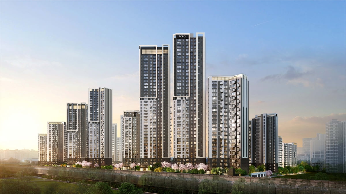 서울 서초구 서초동 '아크로 드 서초' 투시도. DL이앤씨 제공