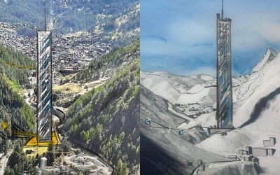 "알프스에 65층 마천루 짓겠다" 파격 선언에…주민 반응이