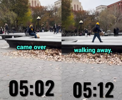 美 뉴욕 한복판에 노트북 뒀더니…5분 만에 벌어진 일