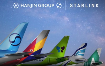 5개 항공사, 국내 첫 스타링크 도입…기내 와이파이 빨라진다