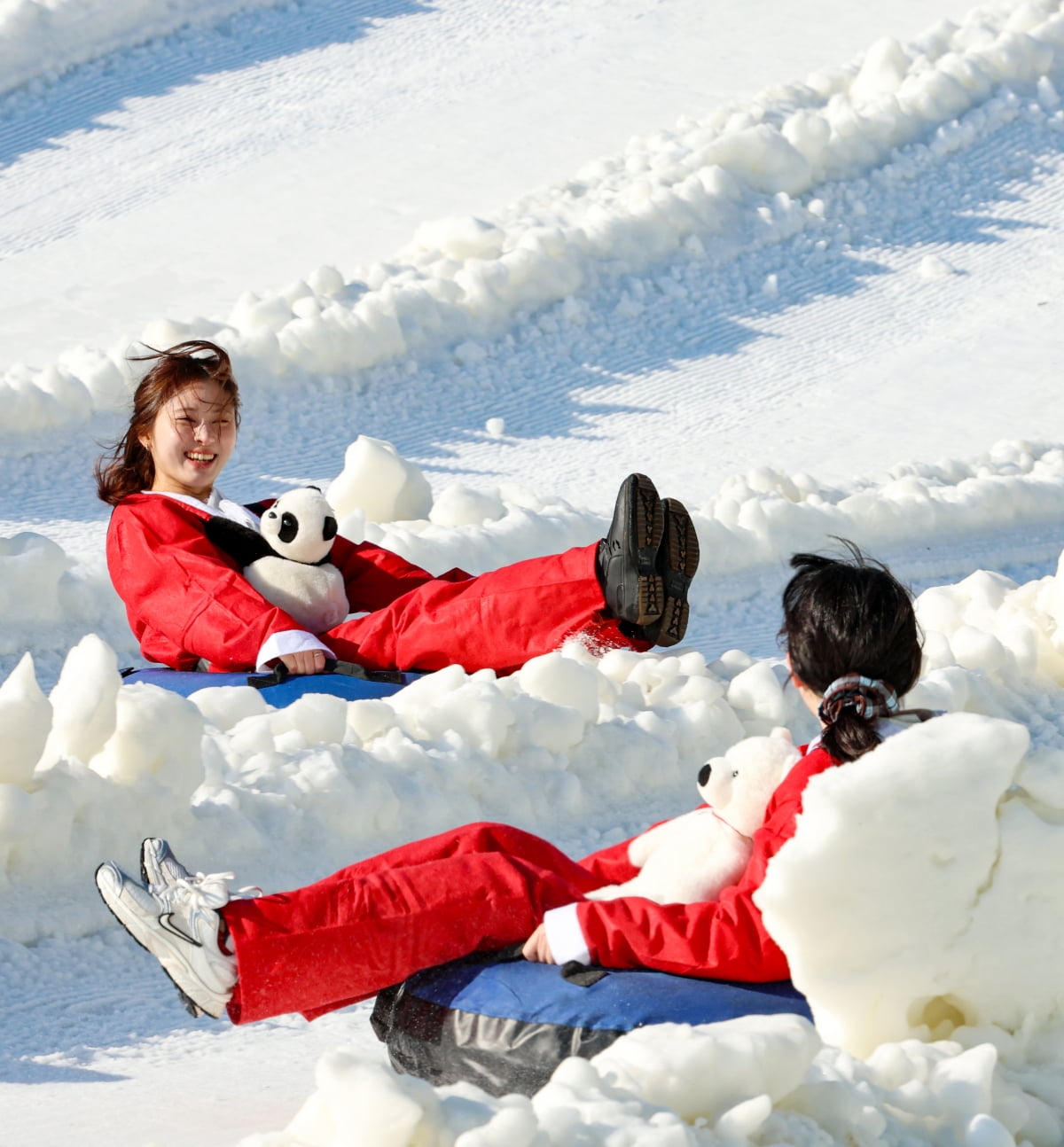 [포토] 에버랜드 눈썰매장 개장