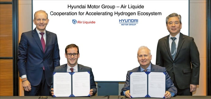 佛기업 손잡은 현대차, 수소 생태계 확대 '속도'