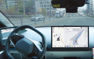 테슬라 FSD 韓 상륙에…독자 자율주행 공개한 현대차