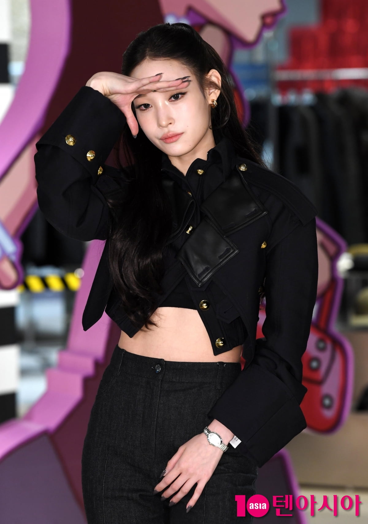 ALLDAY PROJECT's Annie Shines at Pop-Up Store Event for Debut EP Release