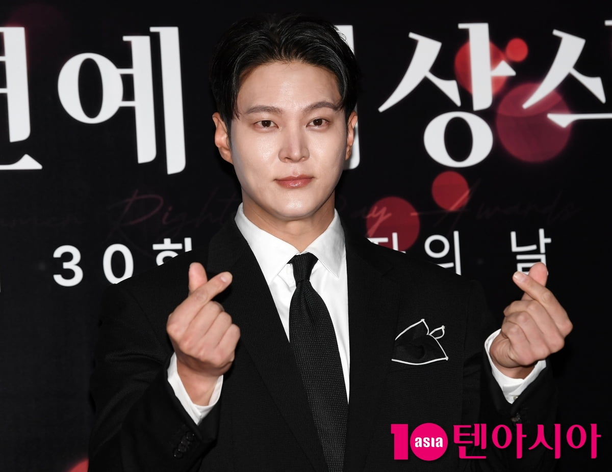 Actor Joo Won Attends the 30th Consumer Day KCA Cultural Entertainment Awards in Seoul